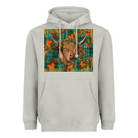 Moon Dust Western Fall Cow Heavyweight Hoodie - RanaPortraitStore