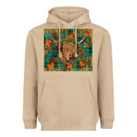 Mushroom Western Fall Cow Heavyweight Hoodie - RanaPortraitStore