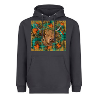 Smoke Western Fall Cow Heavyweight Hoodie - RanaPortraitStore