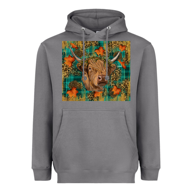 Western Fall Cow Heavyweight Hoodie by RanaPortraitStore | Teevron