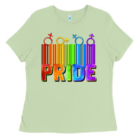 Matcha Pride Barcode Ladies Tee - FaDigitalArtStudio