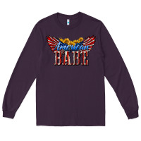 Plum American Babe With Sunflowers Long Sleeve Tee - LillyAllenDesigns