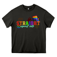 Asphalt Straight agains hate Heavy Core Tee - CowGirlArtShop