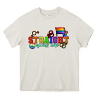 Cream Straight agains hate Heavy Core Tee - CowGirlArtShop