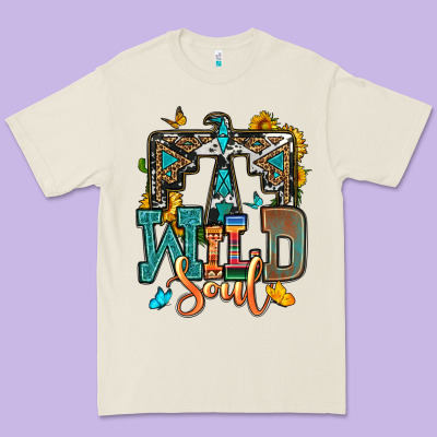 Western Wild Soul Premium Tee Designed By Oliviacreatesart