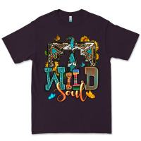 Plum western wild soul Premium Tee - OliviaCreatesArt