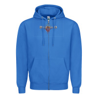 True Royal #diablo Zipper Hoodie - DesigneFamous