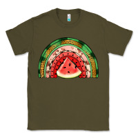 Army Green watermelon rainbow Classic Tee - Jasminsmagicworld