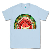 Dusty Blue watermelon rainbow Classic Tee - Jasminsmagicworld