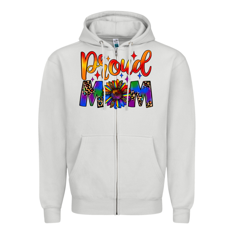 Proud Mom Zipper Hoodie by JahusDesignShop | Teevron