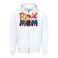 White proud mom Zipper Hoodie - JahusDesignShop