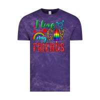 Cloud Purple I Love My Gay Friends Vintage Tee - BundleAndBundleShop