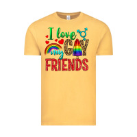 Vintage Mustard I Love My Gay Friends Vintage Tee - BundleAndBundleShop