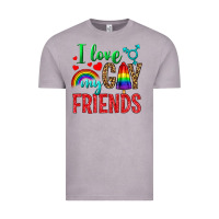 Vintage Zinc I Love My Gay Friends Vintage Tee - BundleAndBundleShop
