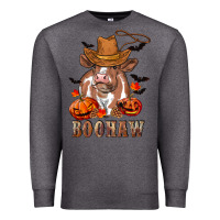 Charcoal Heather Boohaw Heifer Premium Sweatshirt - RanaPortraitStore