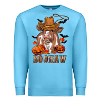Ocean Blue Boohaw Heifer Premium Sweatshirt - RanaPortraitStore