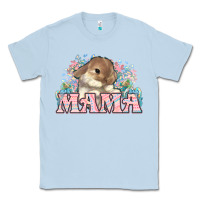 Dusty Blue Easter Bunny Mama  mother's day Classic Tee - HowdyJamesFarm