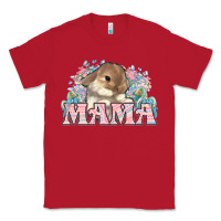 Red Easter Bunny Mama  mother's day Classic Tee - HowdyJamesFarm