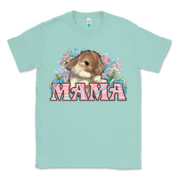 Seafoam Easter Bunny Mama  mother's day Classic Tee - HowdyJamesFarm