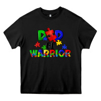 Black Dad of warrior Heavy Core Tee - CowGirlArtShop