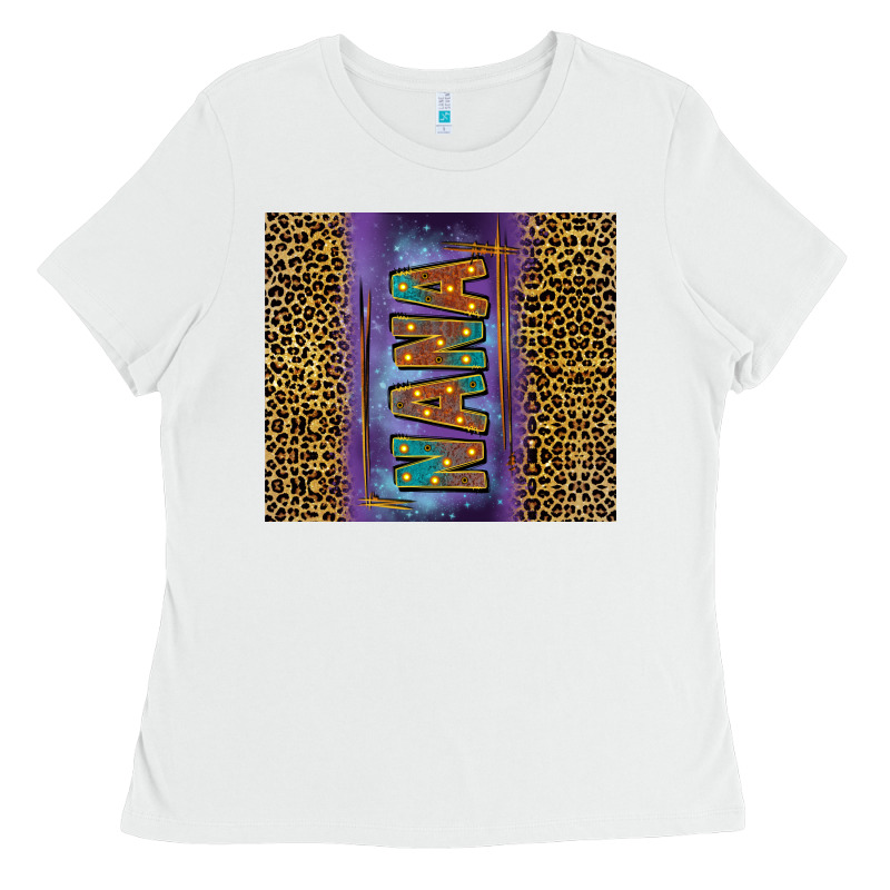 Leopard Nana Ladies Tee by FaDigitalArtStudio | Teevron