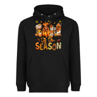 Black Tis' the season Fall Heifer coffee cups Heavyweight Hoodie - RanaPortraitStore