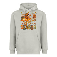 Tis' The Season Fall Heifer Coffee Cups Heavyweight Hoodie | Teevron