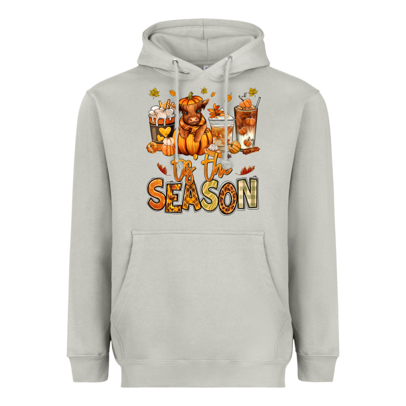 Tis' The Season Fall Heifer Coffee Cups Heavyweight Hoodie by RanaPortraitStore | Teevron