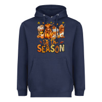 Navy Tis' the season Fall Heifer coffee cups Heavyweight Hoodie - RanaPortraitStore
