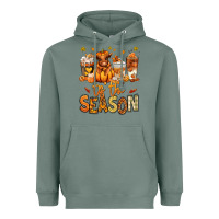 Sage Tis' the season Fall Heifer coffee cups Heavyweight Hoodie - RanaPortraitStore