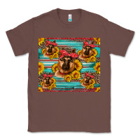 Chestnut german shepherd with sunflowers Classic Tee - Artiststas