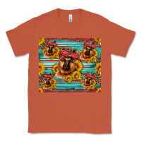 Copper german shepherd with sunflowers Classic Tee - Artiststas