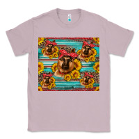 Lilac german shepherd with sunflowers Classic Tee - Artiststas