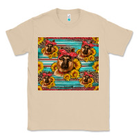 Mushroom german shepherd with sunflowers Classic Tee - Artiststas