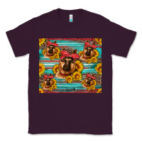 Plum german shepherd with sunflowers Classic Tee - Artiststas