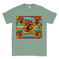 Sage german shepherd with sunflowers Classic Tee - Artiststas