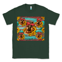 Sports Green german shepherd with sunflowers Classic Tee - Artiststas