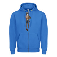True Royal mai sakurajima Zipper Hoodie - DesigneFamous