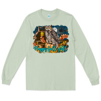 Matcha Happy Fall Y'all Owl Long Sleeve Tee - LillyAllenDesigns