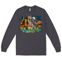 Smoke Happy Fall Y'all Owl Long Sleeve Tee - LillyAllenDesigns