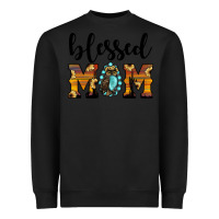 Black blessed mom Heavyweight Sweatshirt - JahusDesignShop