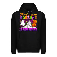 Black theres some horrors in this house Premium Hoodie - Artiststas