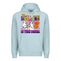 Blue Mist theres some horrors in this house Premium Hoodie - Artiststas