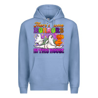 Colony Blue theres some horrors in this house Premium Hoodie - Artiststas
