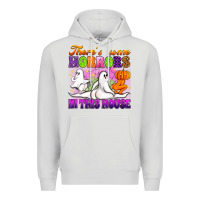 Dove Grey theres some horrors in this house Premium Hoodie - Artiststas