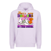 Lilac theres some horrors in this house Premium Hoodie - Artiststas