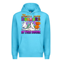 Ocean Blue theres some horrors in this house Premium Hoodie - Artiststas