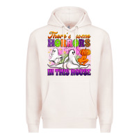 Pale Pink theres some horrors in this house Premium Hoodie - Artiststas