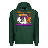 Sports Green theres some horrors in this house Premium Hoodie - Artiststas