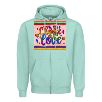 Seafoam choose love tumbler Zipper Hoodie - JahusDesignShop